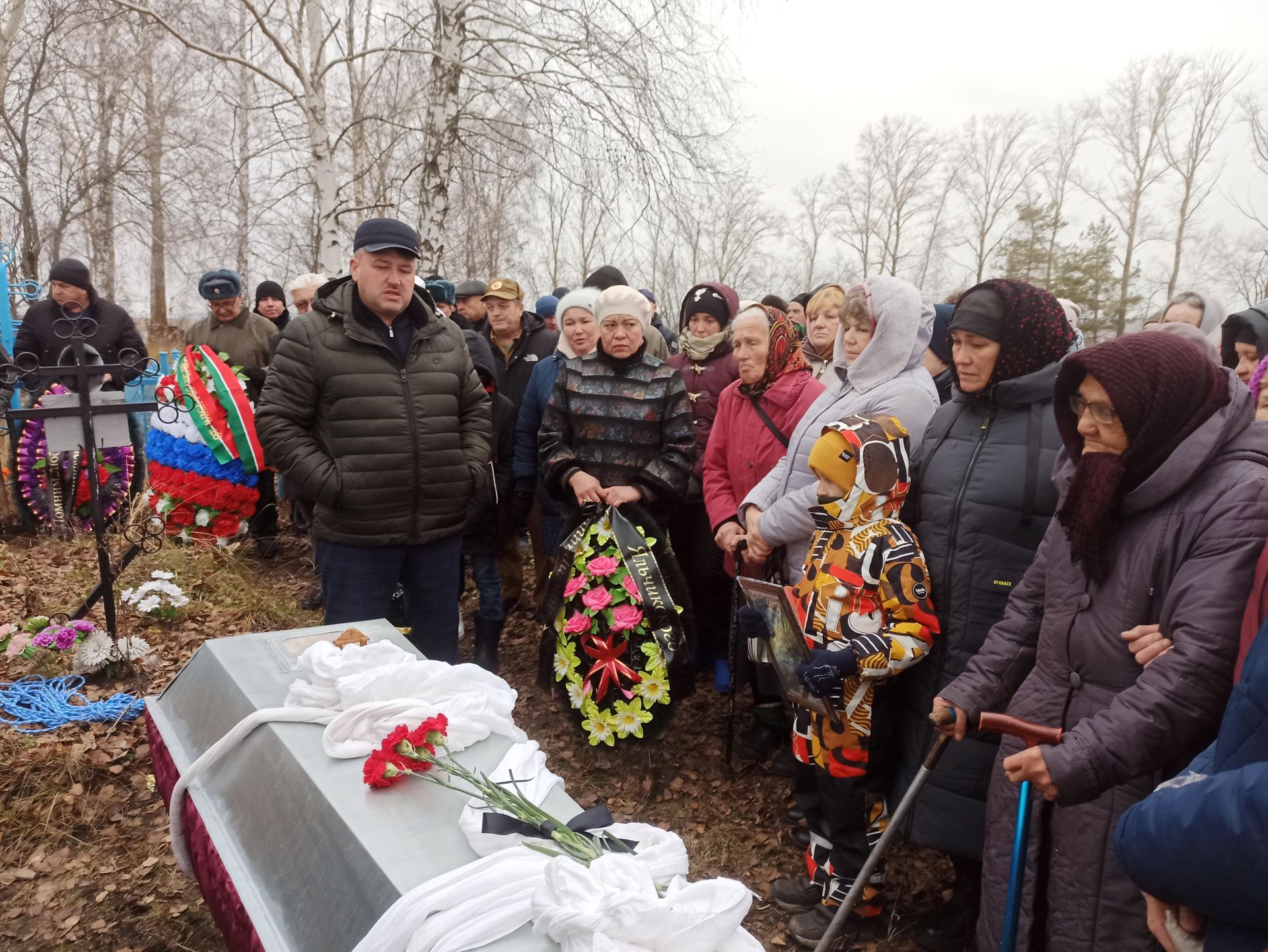 В Кайбицком районе простились с военнослужащим, героически погибшим на спецоперации