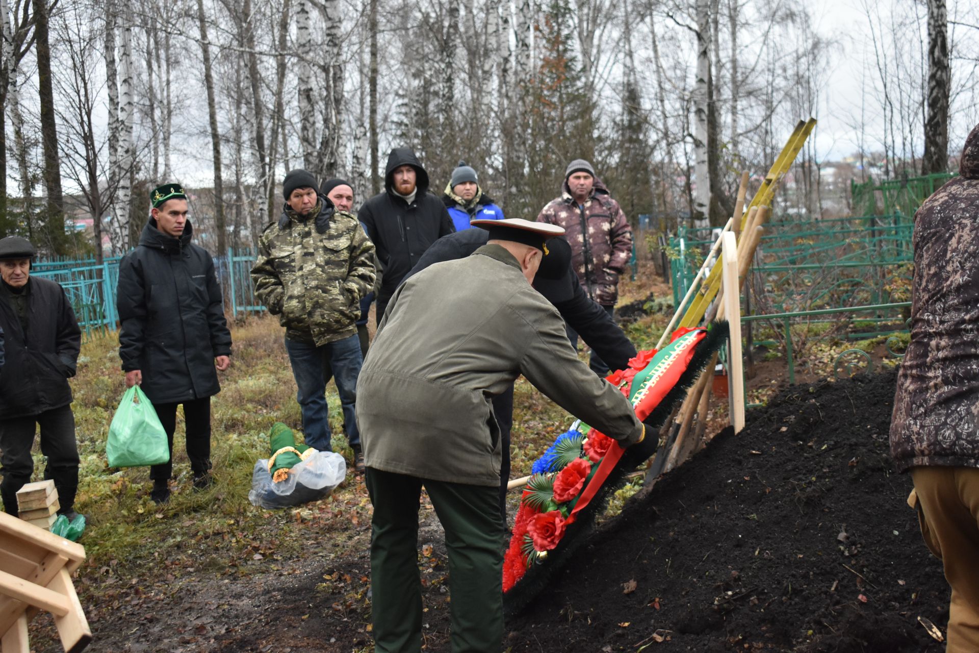 Кайбычта махсус операция зонасында һәлак булган Илгиз Гыйләҗев белән хушлаштылар