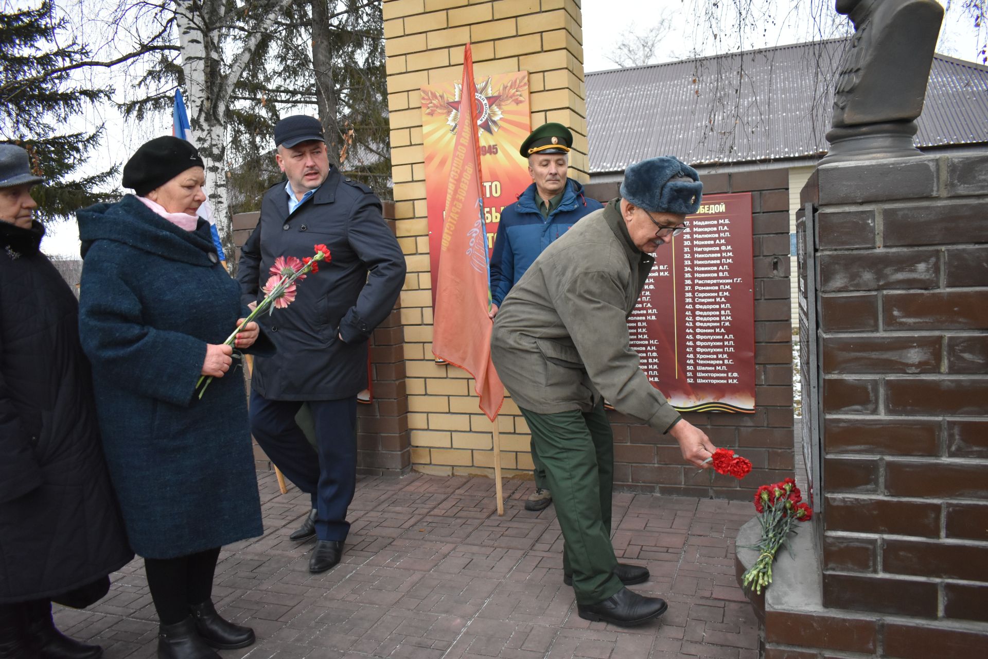 В Турминском открыли бюст Герою Советского Союза Ивану Федорову