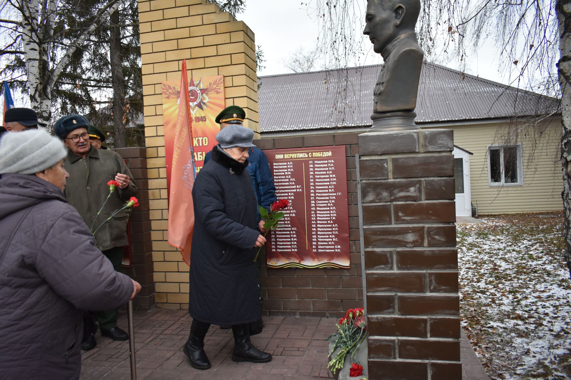 В Турминском открыли бюст Герою Советского Союза Ивану Федорову