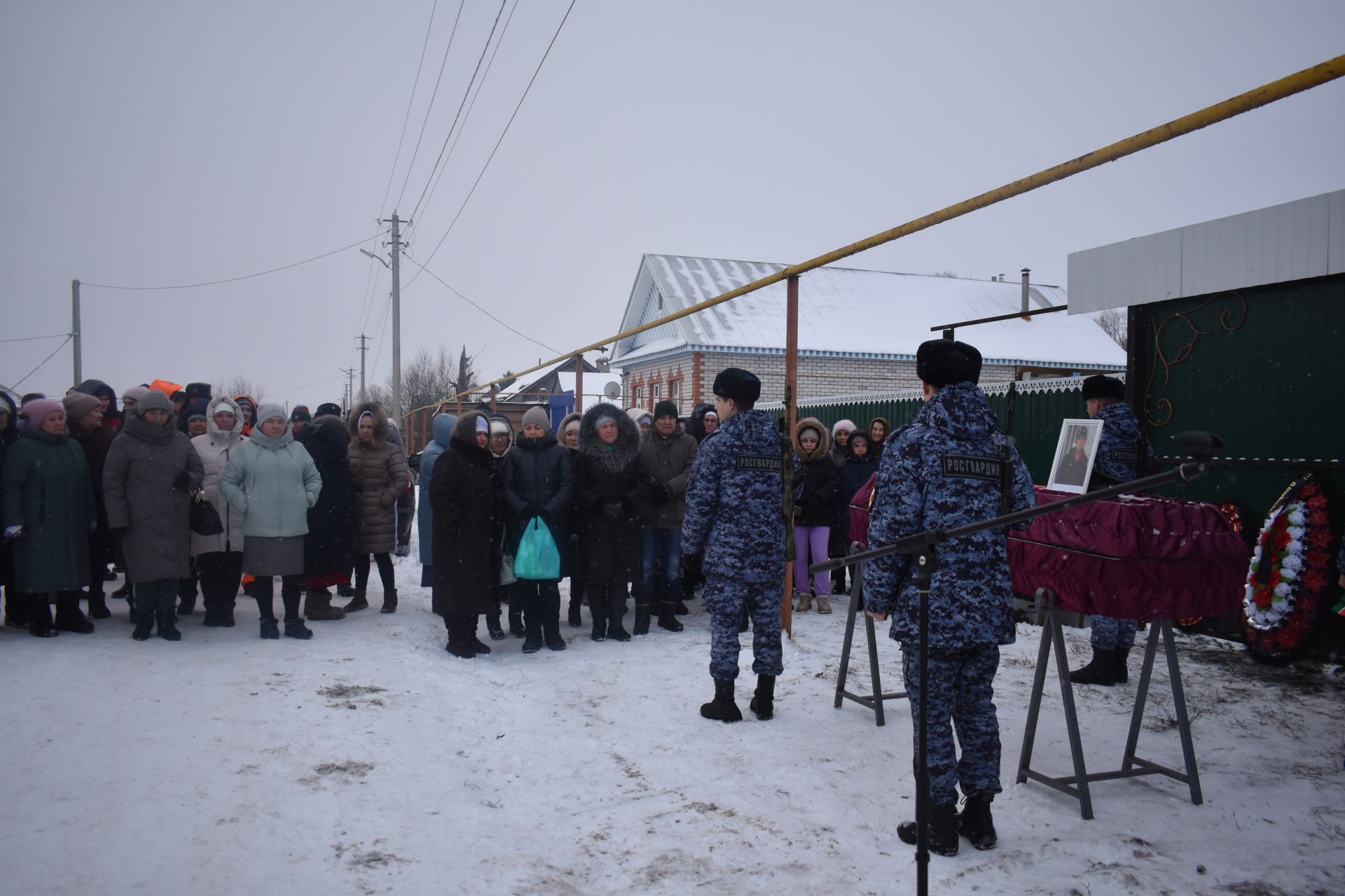 В Кушманах в последний путь  проводили земляка, погибшего на СВО