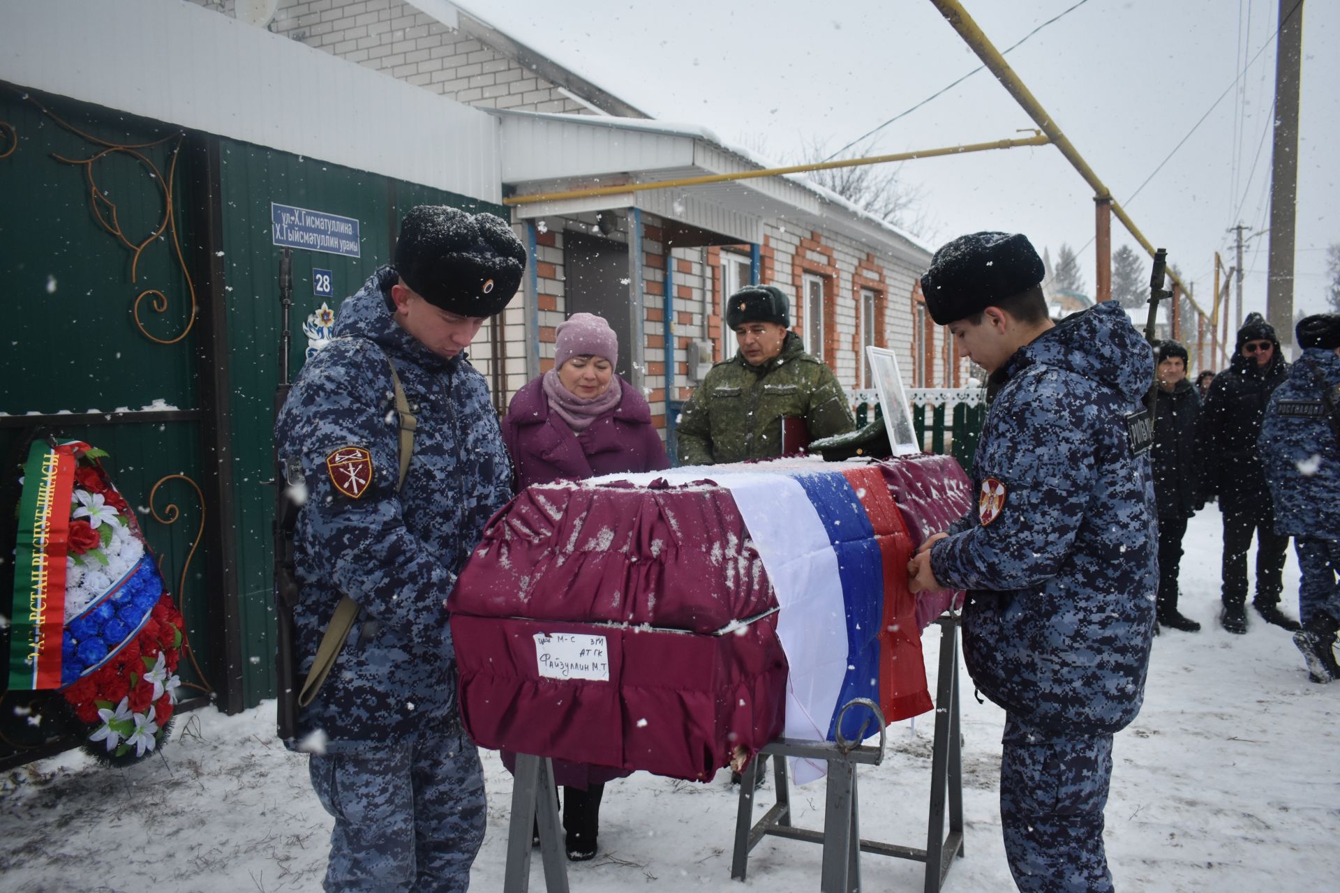 В Кушманах в последний путь  проводили земляка, погибшего на СВО