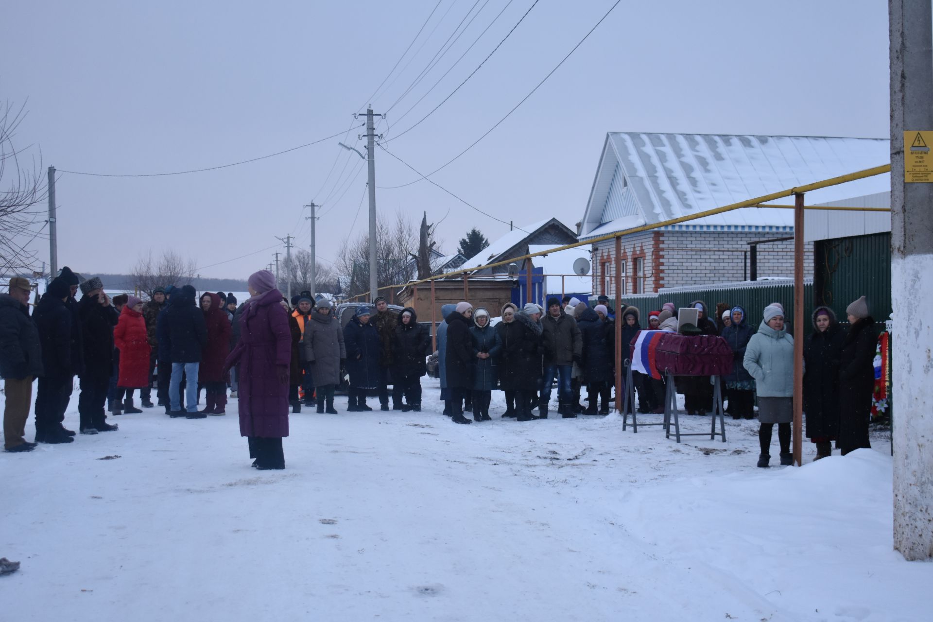 В Кушманах в последний путь  проводили земляка, погибшего на СВО