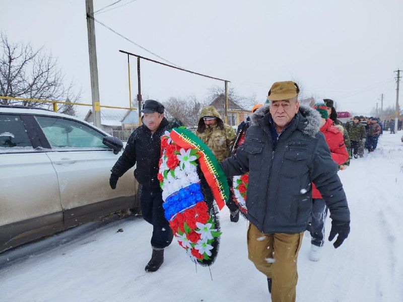 В Кушманах в последний путь  проводили земляка, погибшего на СВО