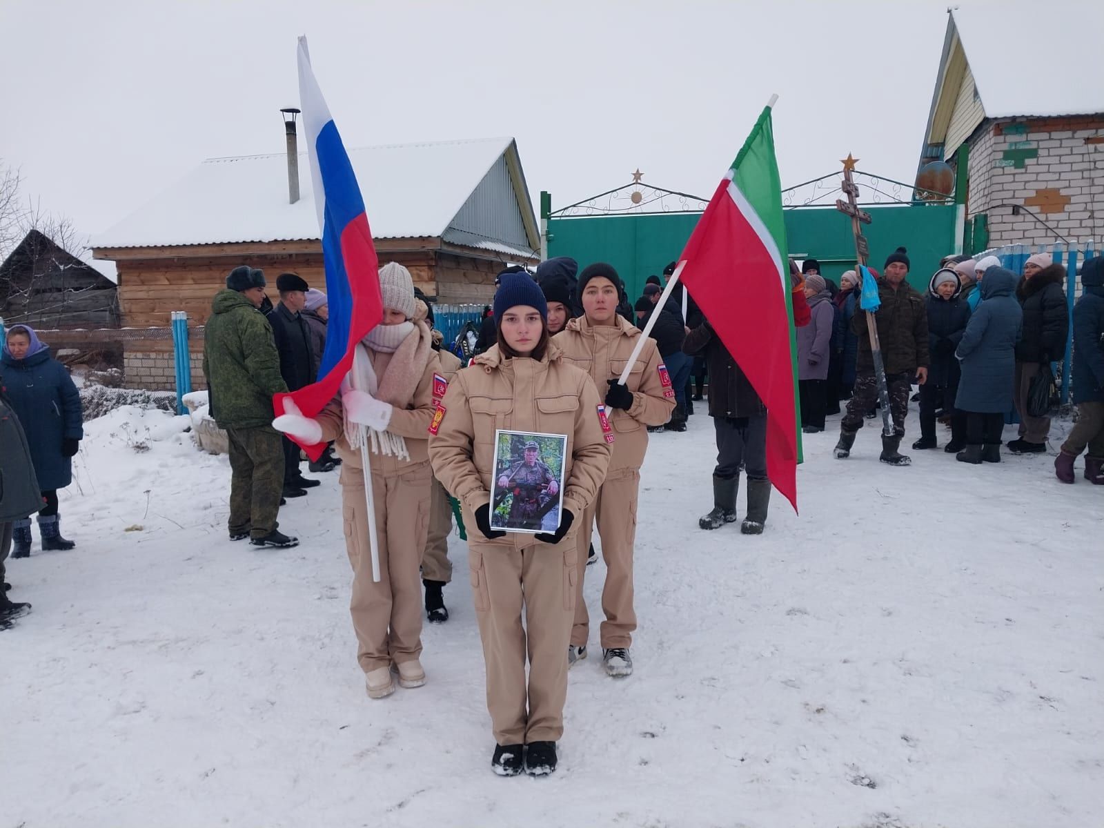 В Старом Тябердине воина-героя СВО проводили в последний путь