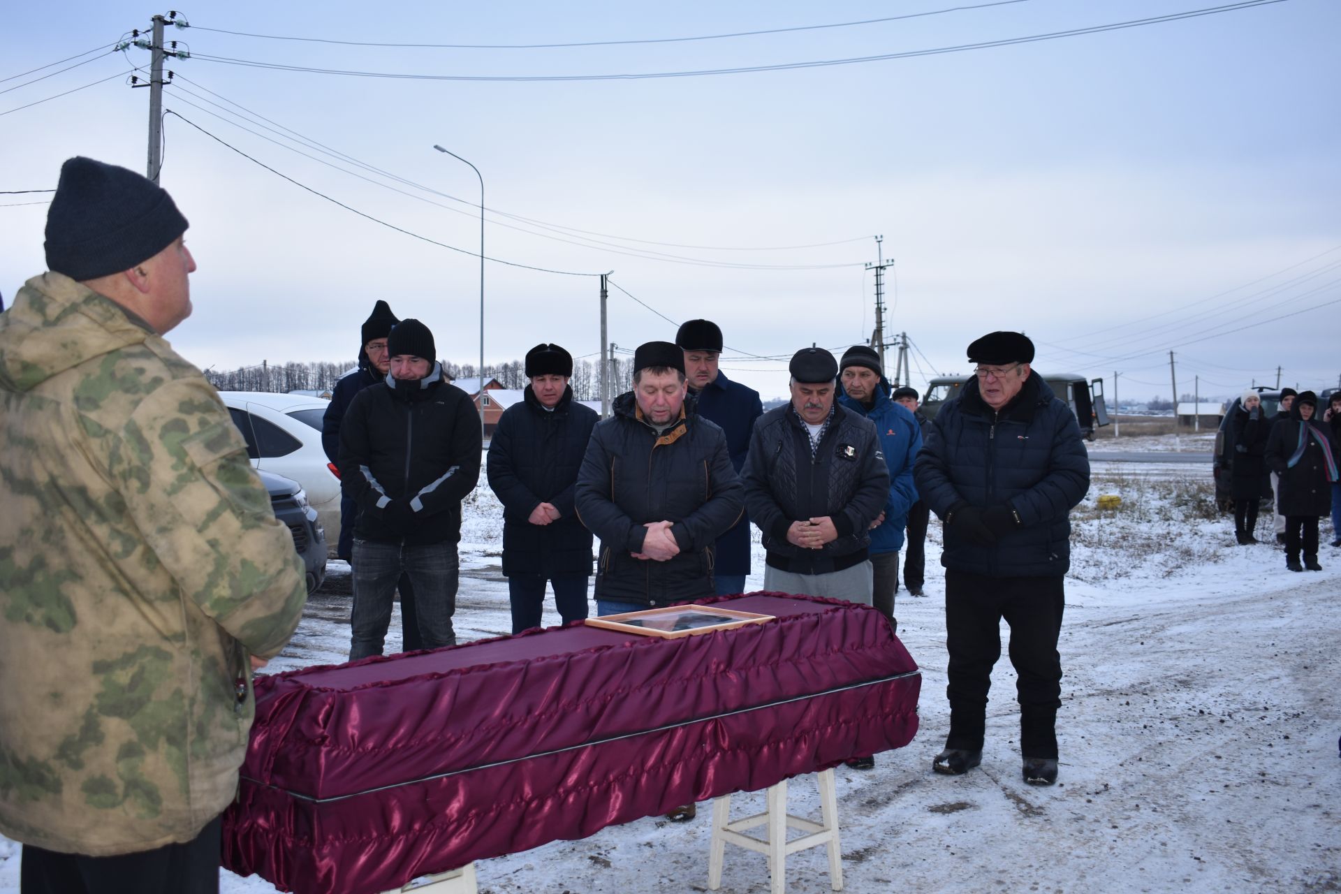 Махсус хәрби операция зонасында һәлак булган якташыбыз белән хушлаштылар