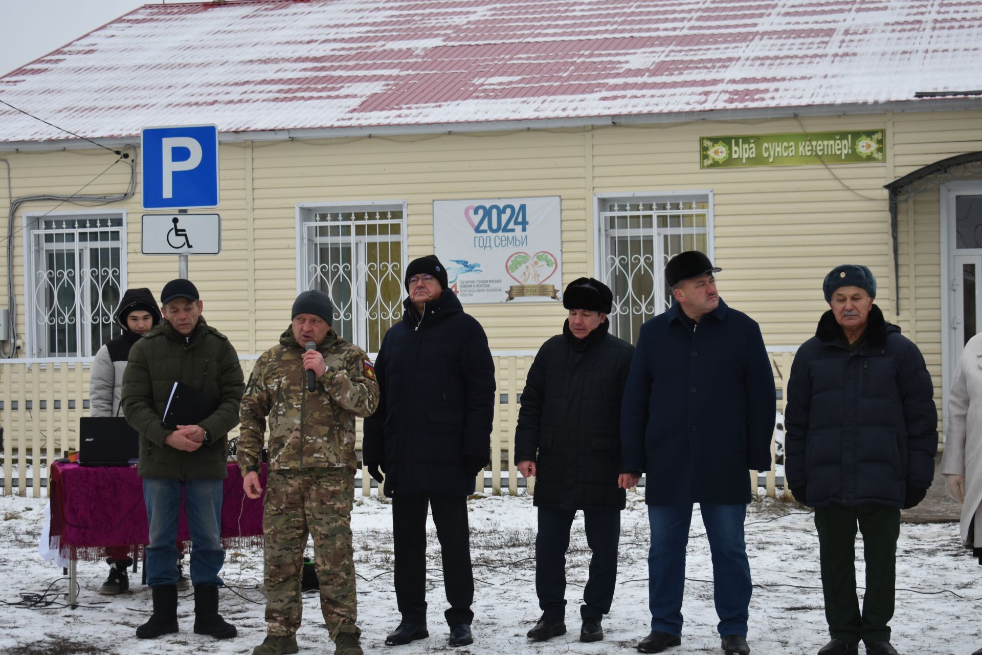 Кече Мәме авылында Россия Герое Владимир Козин хөрмәтенә бюст ачылды