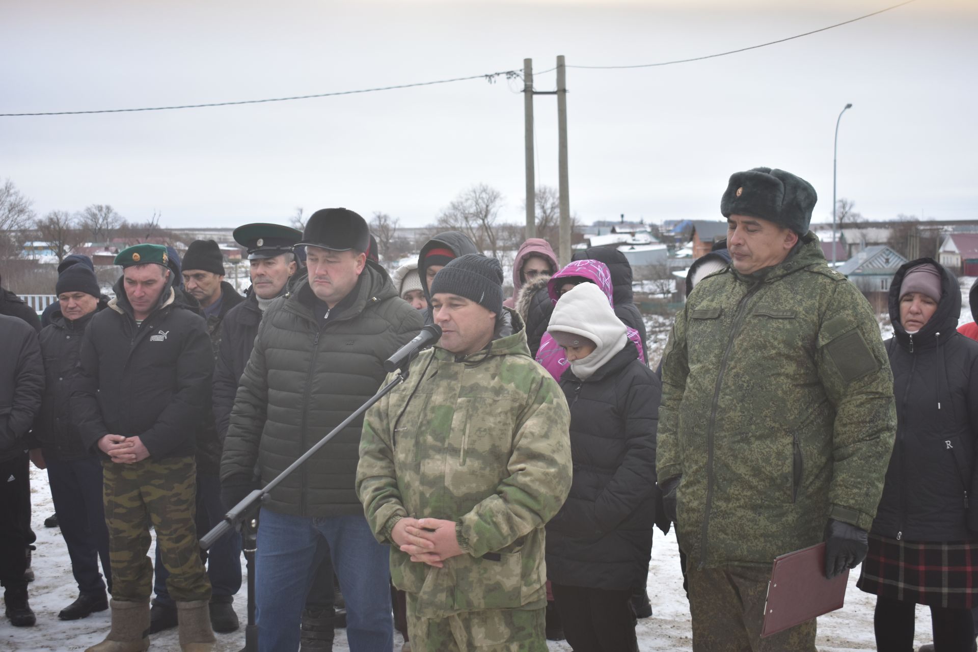 Махсус хәрби операция зонасында һәлак булган якташыбыз белән хушлаштылар