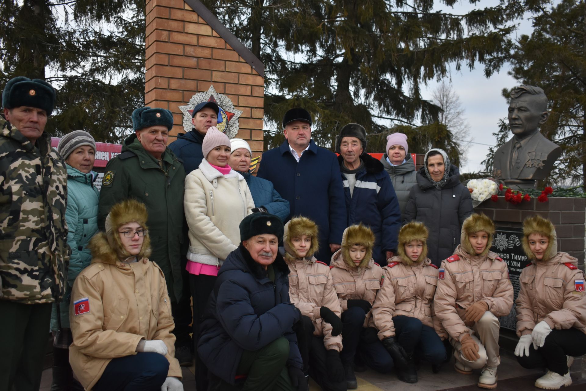 Шүширмә авылында Дан орденының тулы кавалеры хөрмәтенә бюст ачылды