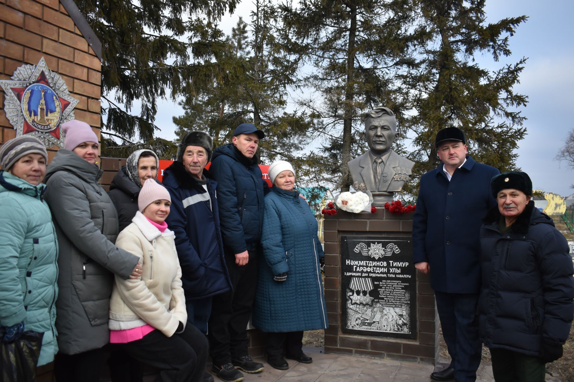 Шүширмә авылында Дан орденының тулы кавалеры хөрмәтенә бюст ачылды