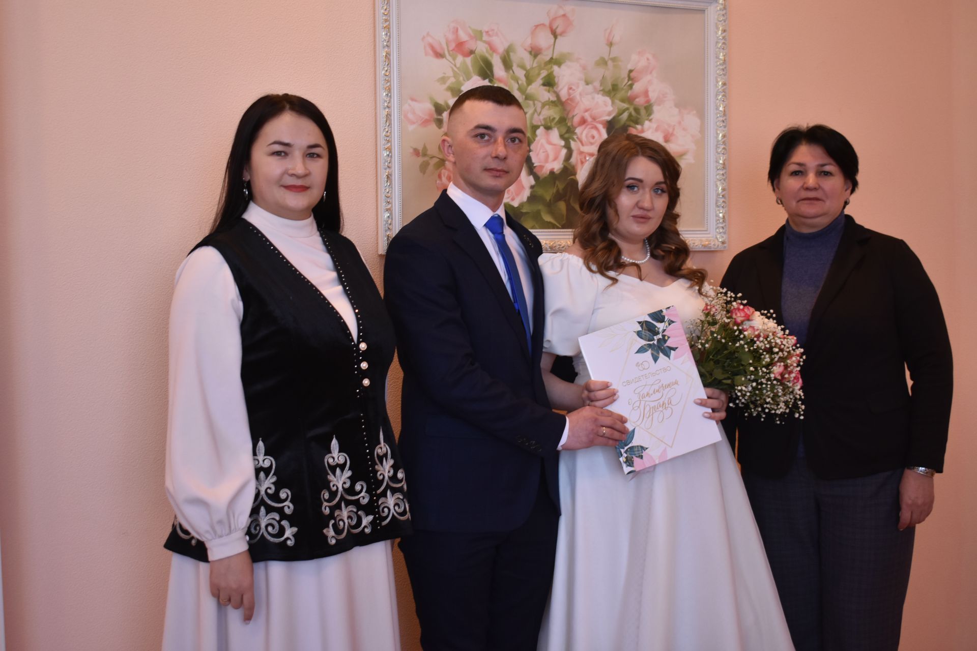 В Кайбицком отделе ЗАГС зарегистрировали семейный союз Александра Горшунова и Виктории Киваевой