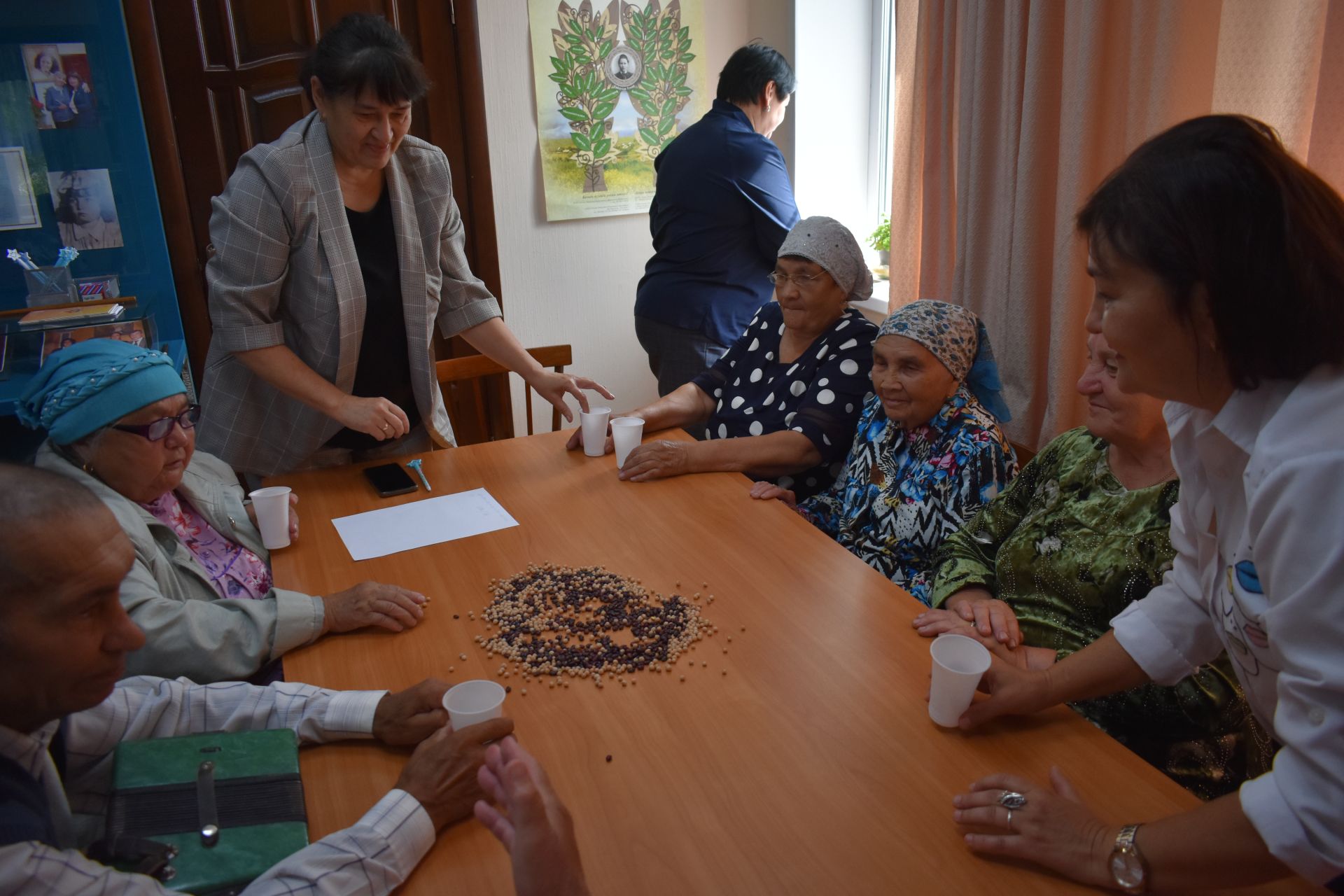 В музее Галии Кайбицкой собрались активисты ветеранского движения Багаевского и Большерусаковского сельских поселений