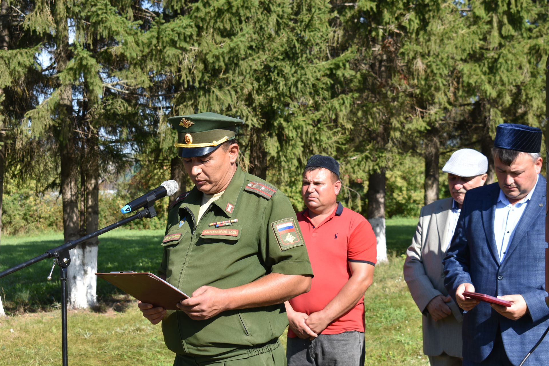 Борындыклылар махсус хәрби операциядә һәлак булган авылдашлары белән хушлашты