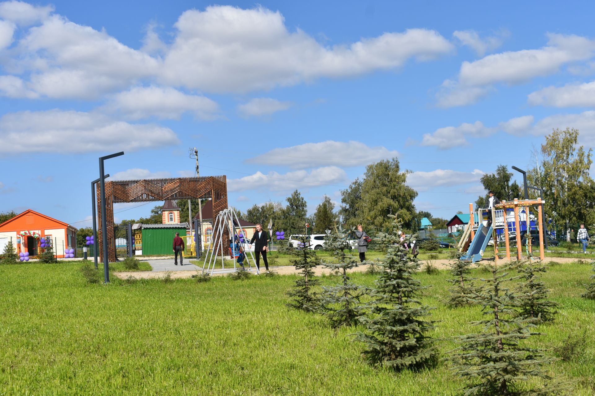 В селе Ульянково открылся новый парк