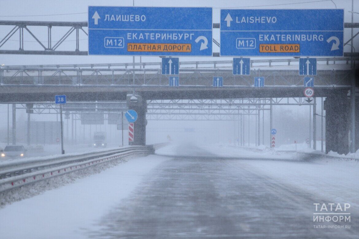 Трафик на М12 от Москвы до Казани в новогодние праздники вырос вдвое