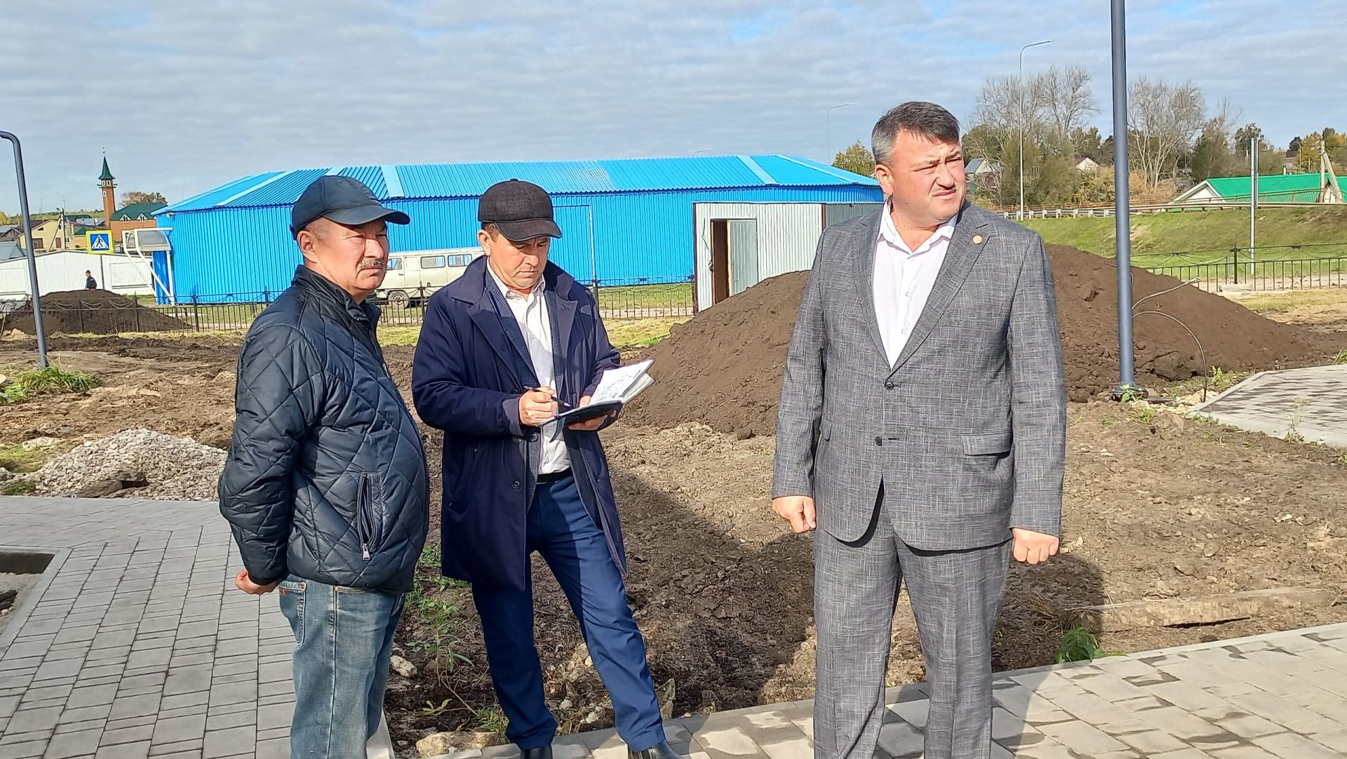 Олы Кайбычтагы ял паркында төзекләндерү эшләре дәвам итә