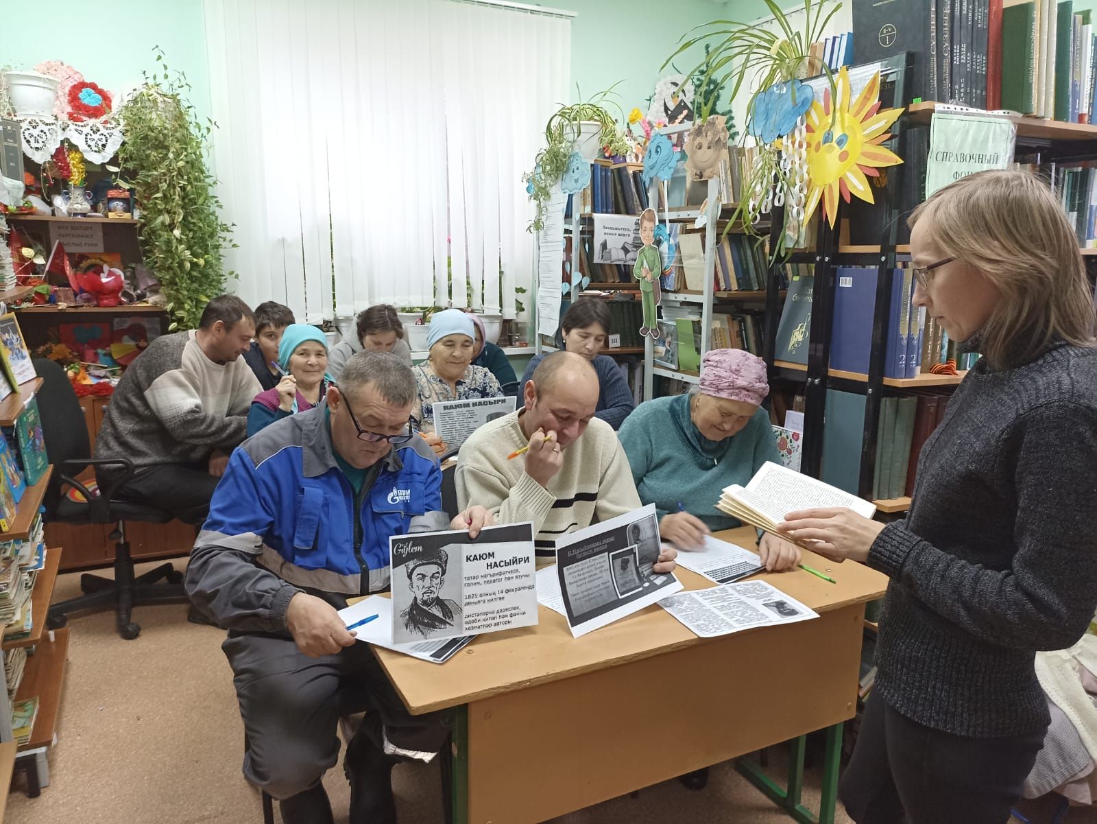 В селе Берлибаш работники культуры приняли участие в  акция по проверке грамотности на татарском языке «Татарча диктант»