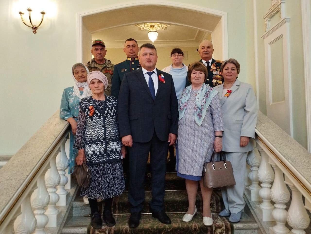 Накануне 9 Мая делегация Кайбицкого района побывала на правительственном торжестве