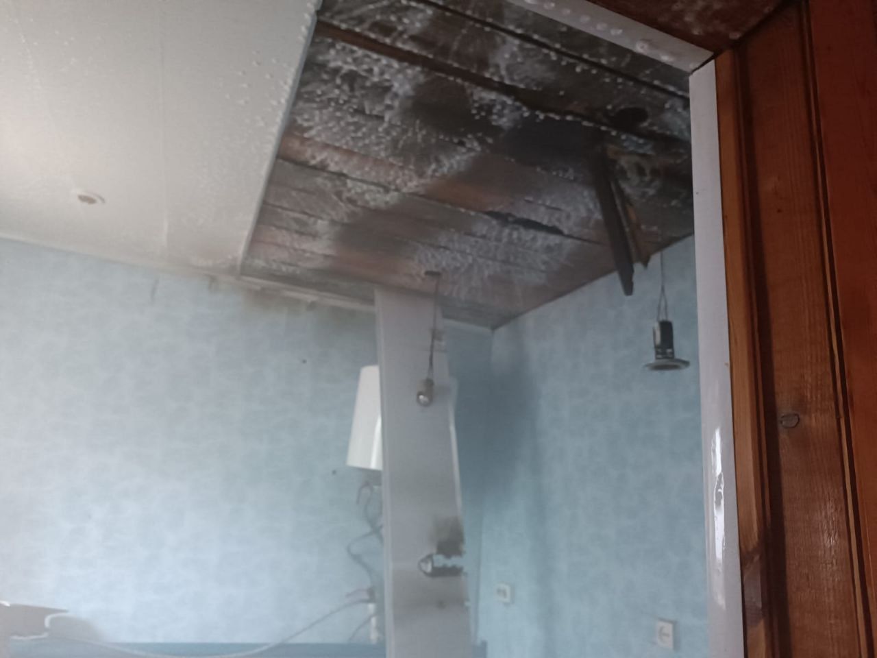 В селе Малые Кайбицы произошёл пожар