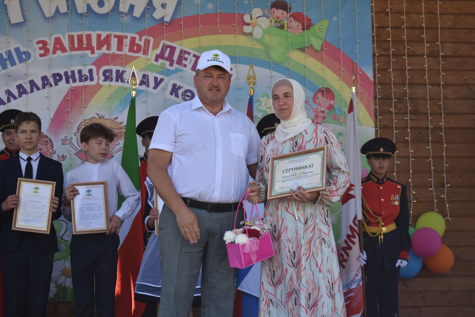 В Кайбицах состоялся детский Сабантуй