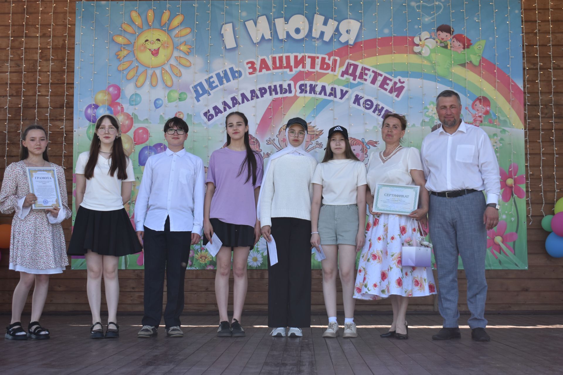 В Кайбицах состоялся детский Сабантуй