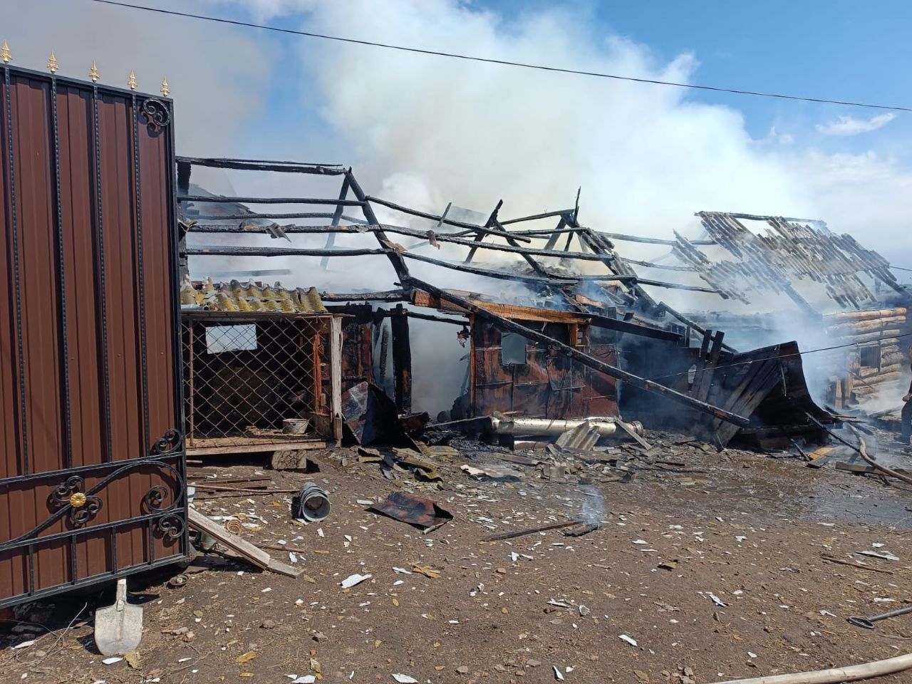 В один день в Кайбицком районе случилось два пожара
