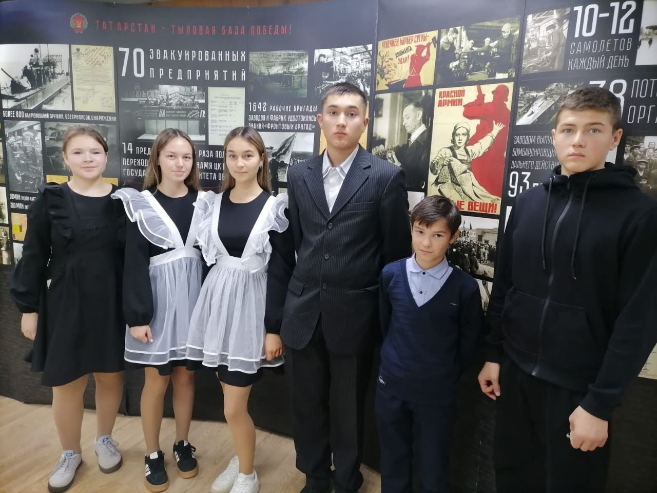 Ученики Старотябердинской школы отправились в Музей Кайбицкого края в рамках проекта «Пушкинская карта»
