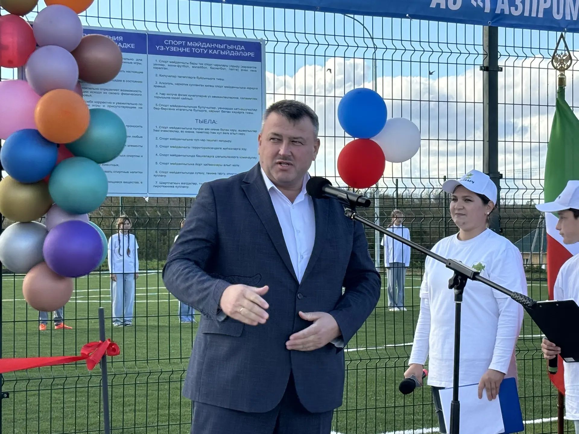 В селе Берлибаш открылась площадка для мини-футбола