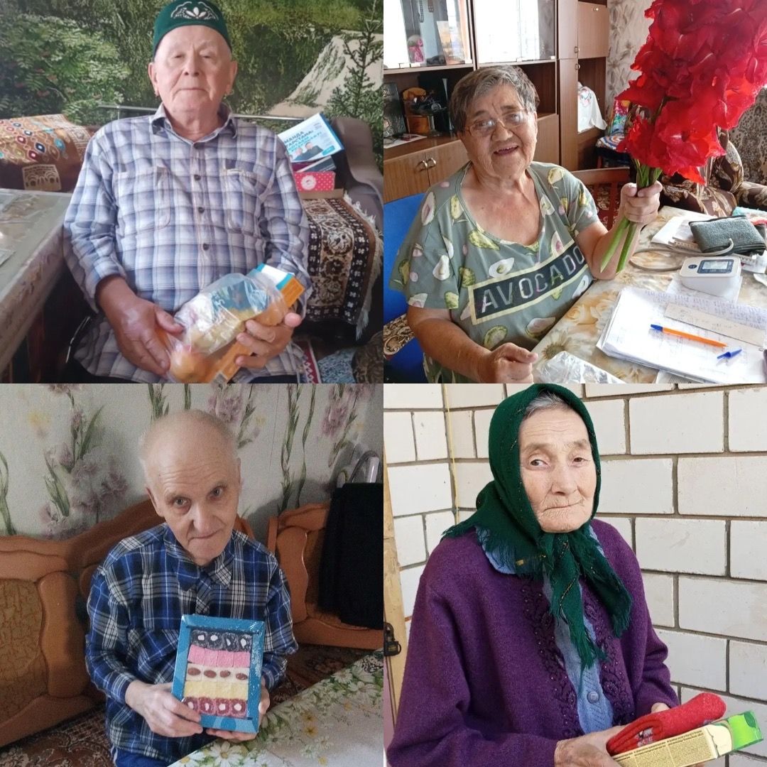 Праздник в каждый дом: сотрудники центра «Омет» навестили пожилых граждан