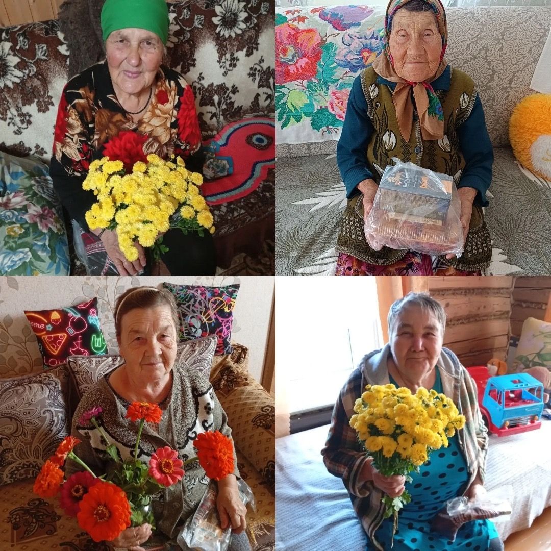 Праздник в каждый дом: сотрудники центра «Омет» навестили пожилых граждан