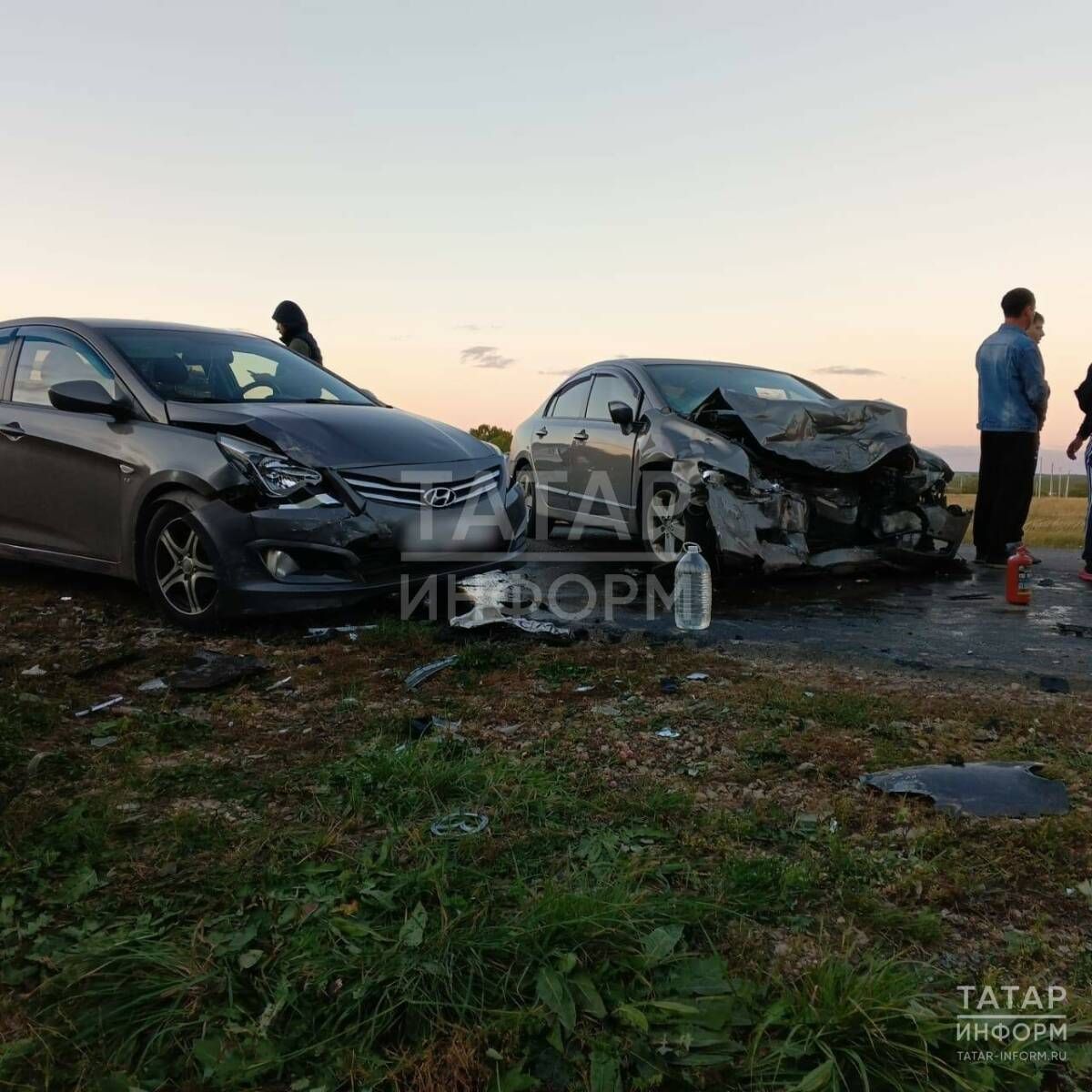 Водитель и младенец-пассажир «Лады» погибли в ДТП на трассе в РТ