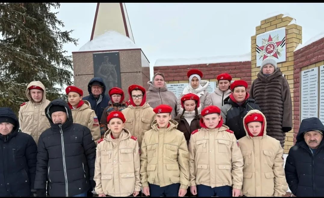 В честь Дня защитника Отечества в селе Федоровское прошла трогательная и важная акция «Вахта памяти»