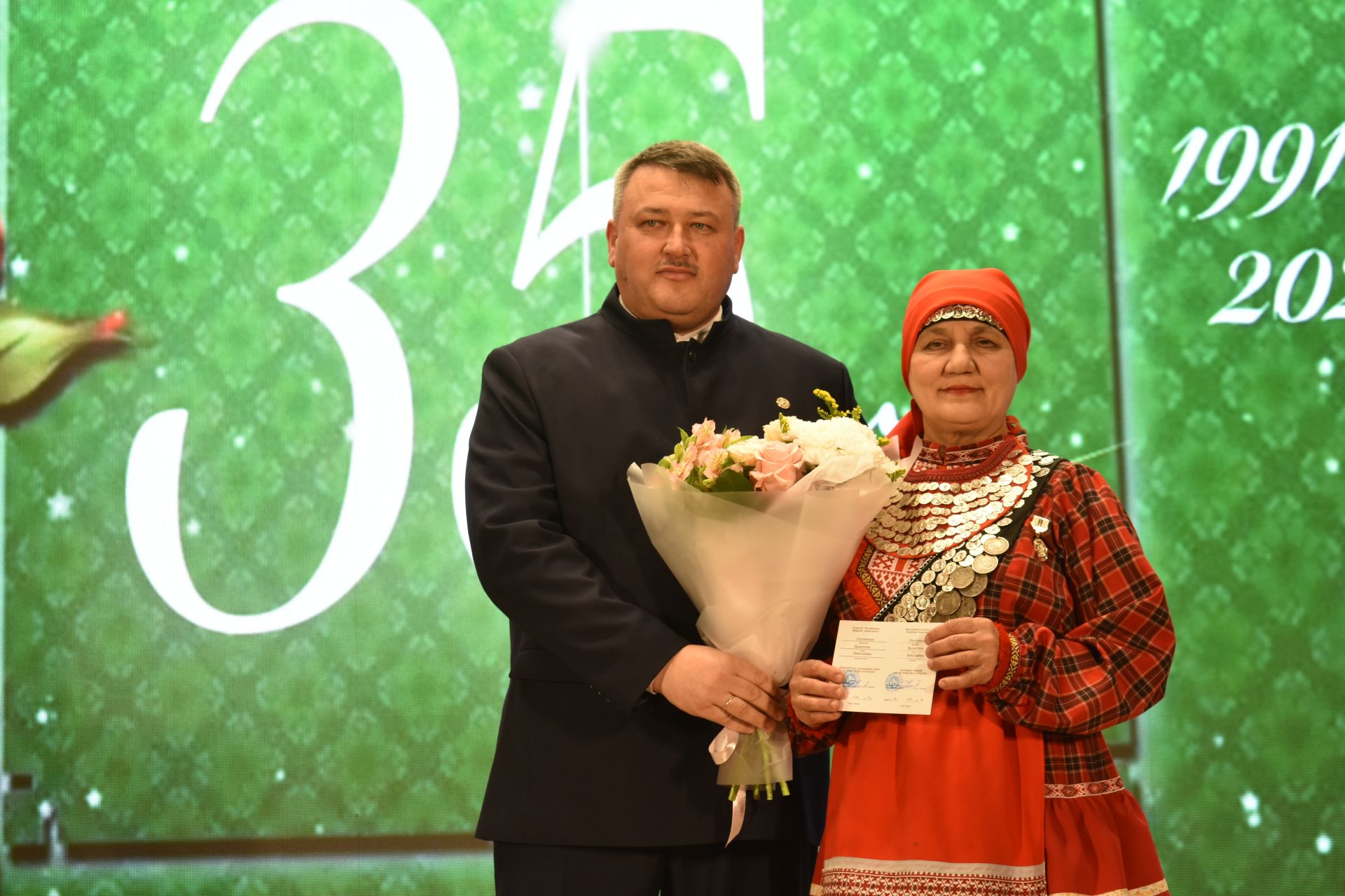 На торжестве по случаю 35-летия образования Кайбицкого района чествовали кайбичан, удостоившихся государственных наград