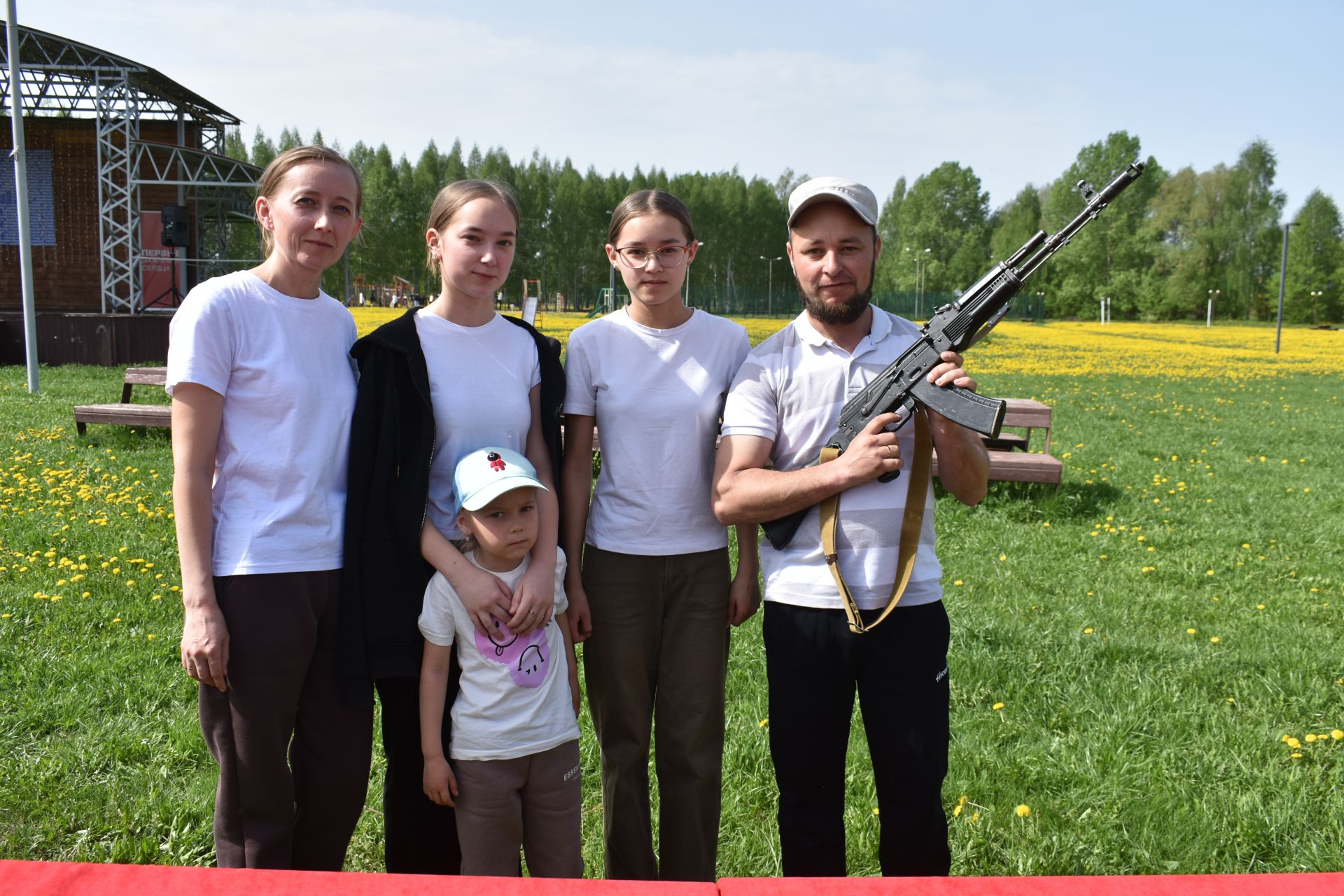 В Кайбицком парке отдыха состоялась «Семейная Зарница»