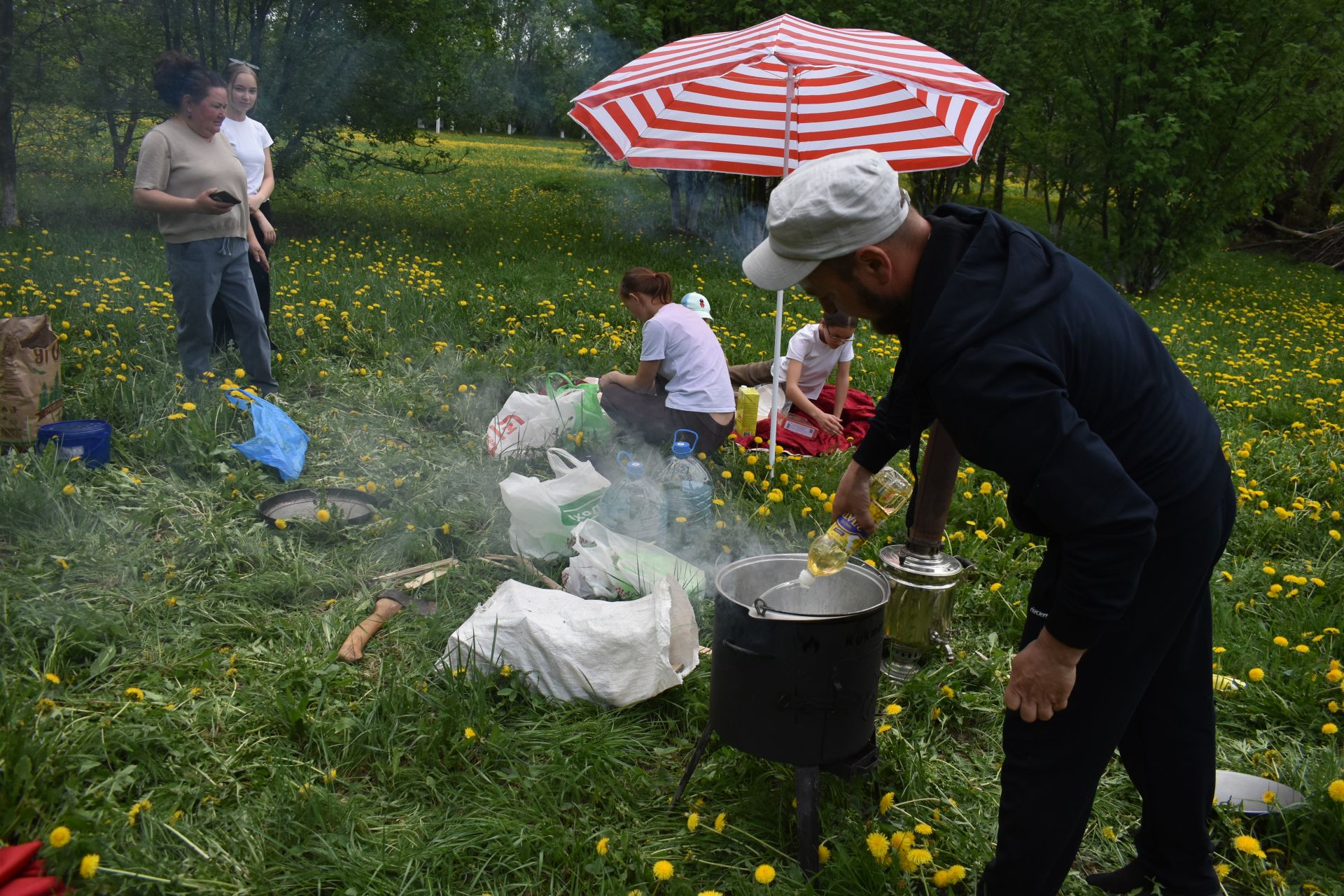 В Кайбицком парке отдыха состоялась «Семейная Зарница»