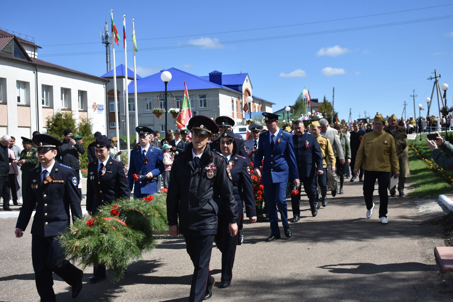 В Кайбицах встретили 81 годовщину Великой Победы