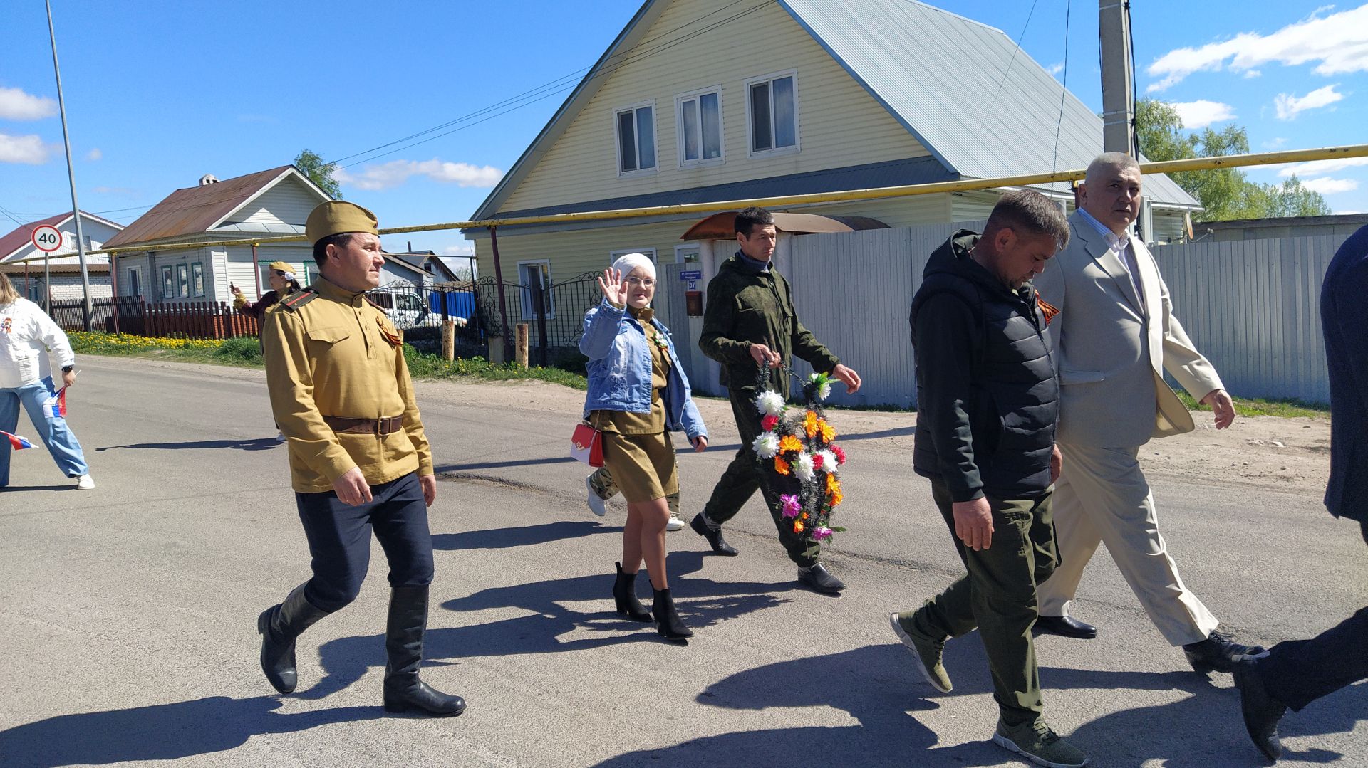 В Кайбицах встретили 81 годовщину Великой Победы