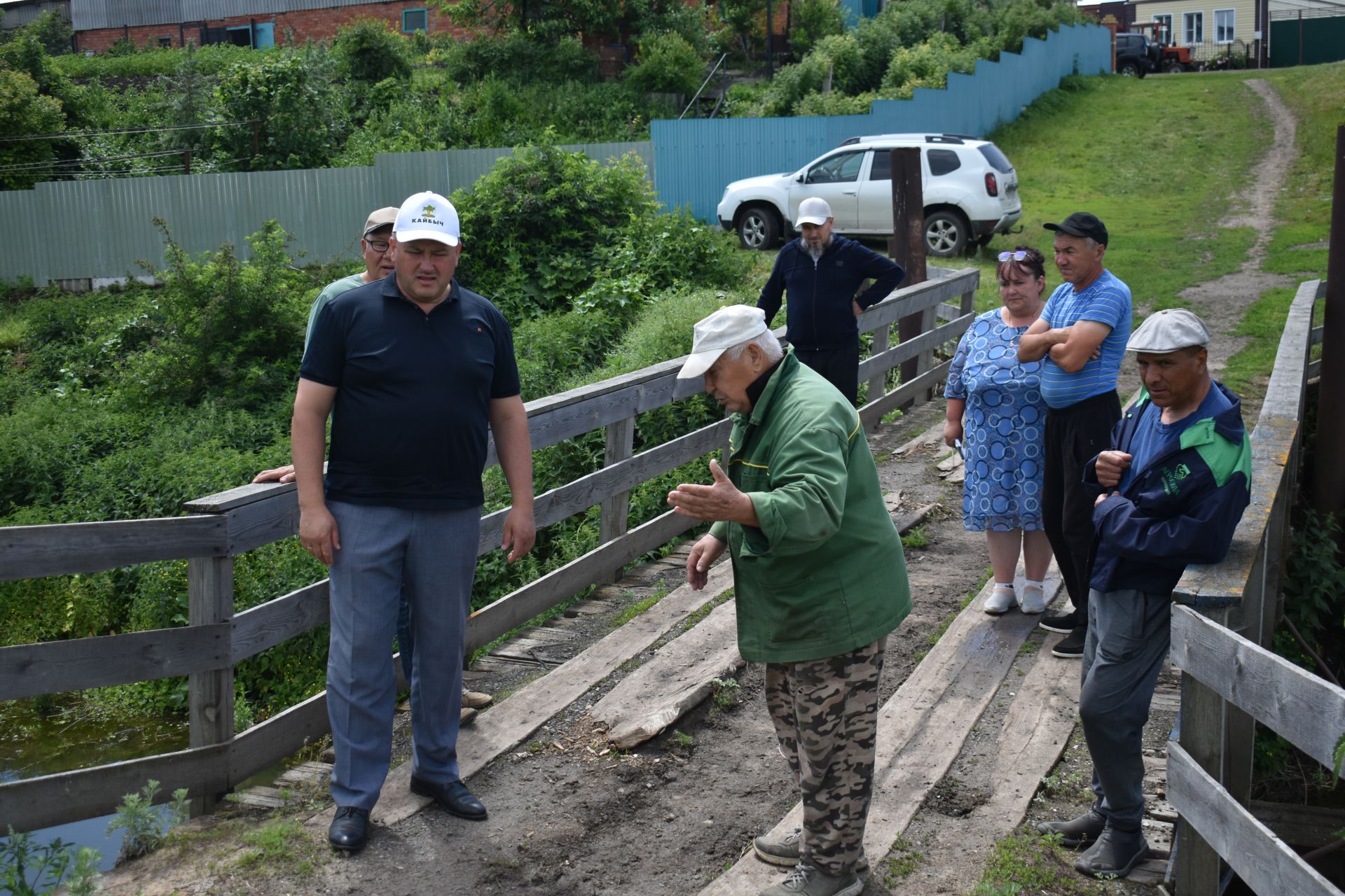 Кайбыч районы башлыгы кечкенә авыллардагы юллар төзелеше белән танышты