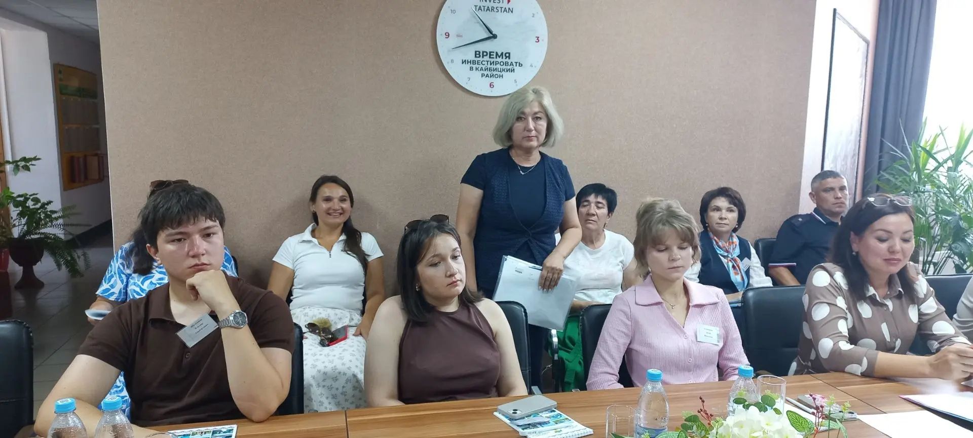 Кайбыч районы башлыгы югары уку йортларын максатчан  юллама белән тәмамлап кайткан яшь белгечләр белән очрашты