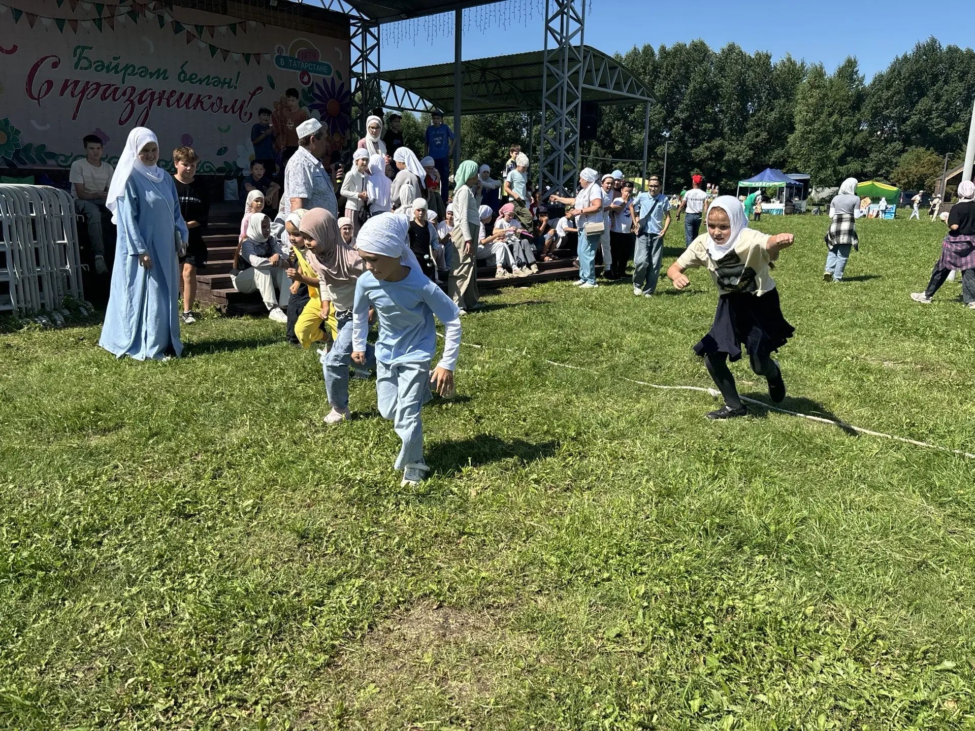 Кайбычта балалар өчен дини Сабантуй узды