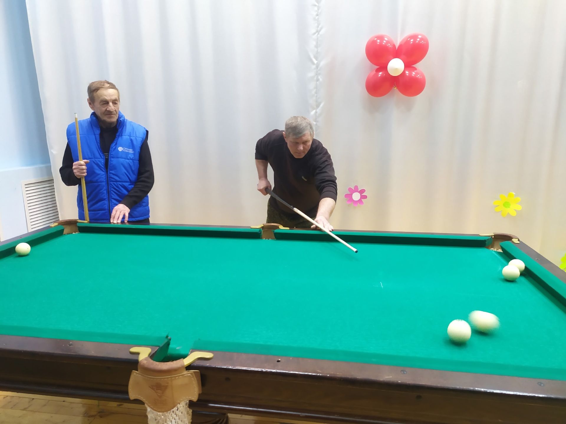 В Большеподберезинском сельском доме культуры прошел захватывающий турнир по бильярду