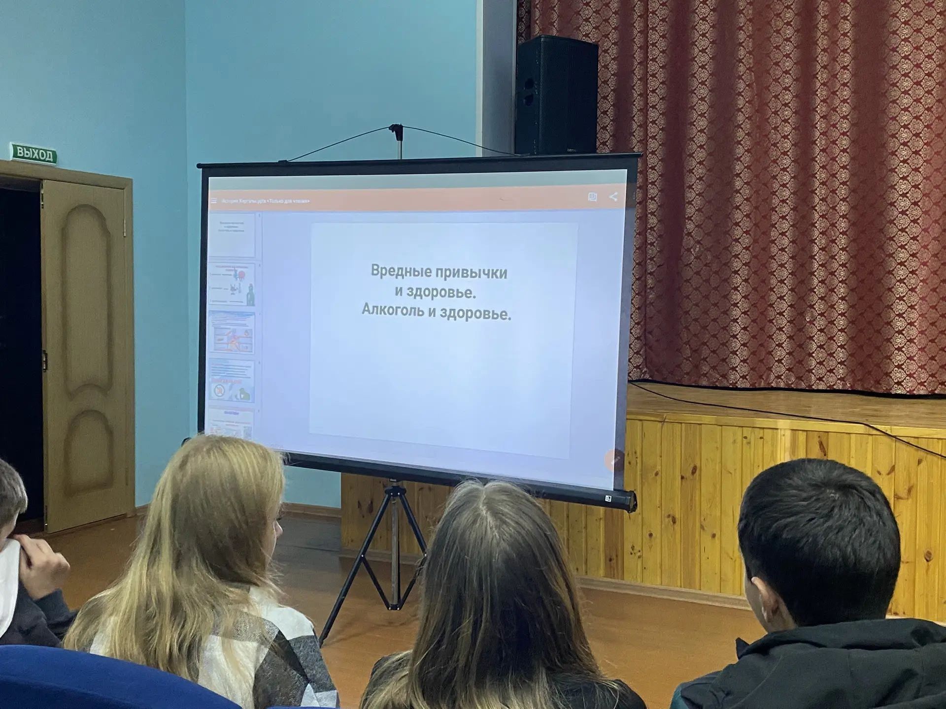 Трезвый выбор: в Большеподберезинском доме культуры обсудили вредные привычки