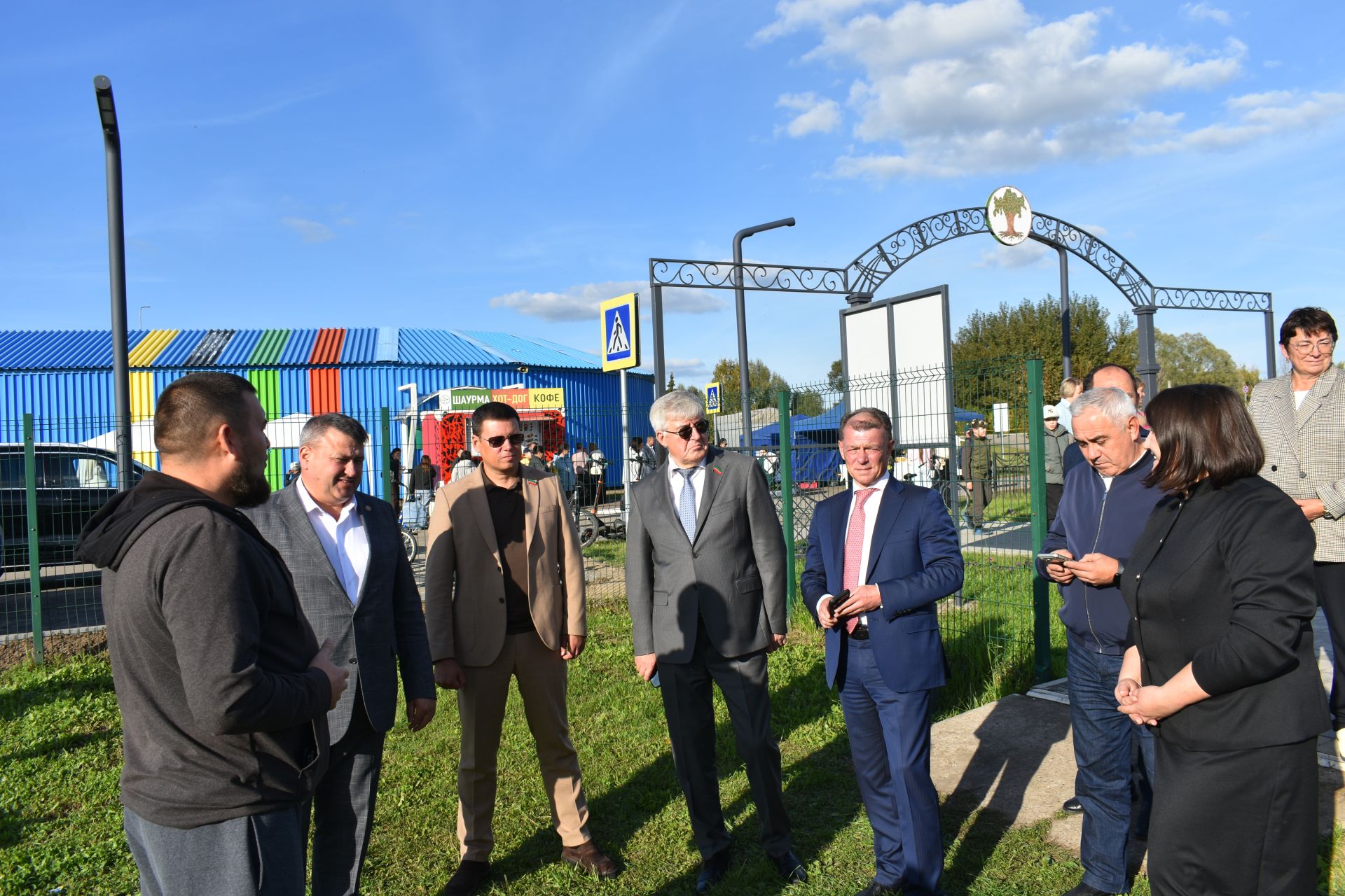 В обновленном парке Больших Кайбиц прошел фестиваль труда и доблести