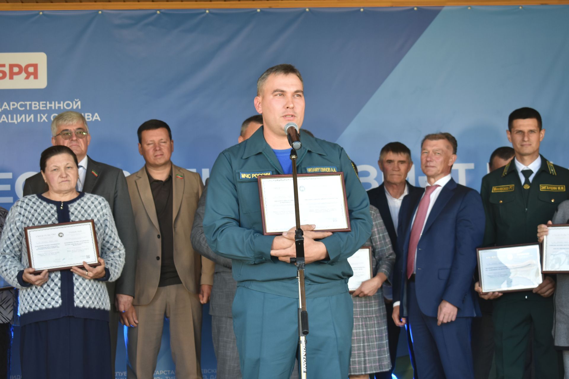 В обновленном парке Больших Кайбиц прошел фестиваль труда и доблести
