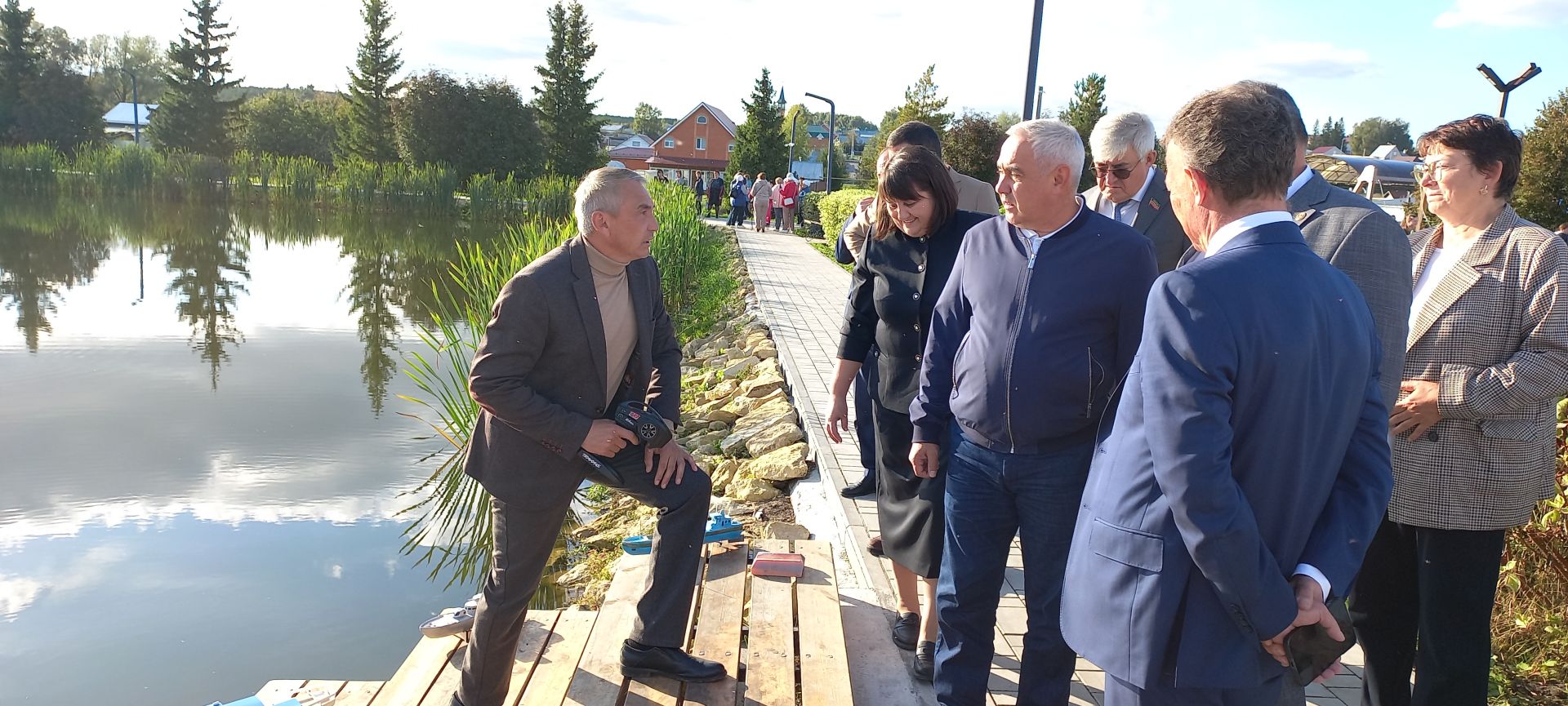 В обновленном парке Больших Кайбиц прошел фестиваль труда и доблести