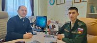 В Кайбицах побывал инструктор по отбору на военную службу по контракту из Казани