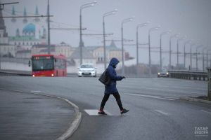 Татарстанцев предупредили о мокром снеге и тумане