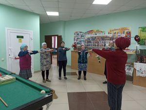 В Берлибашском сельском клубе стартовал новый проект — линейные танцы для пожилых людей