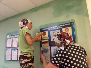 В Чутеевской школе полным ходом идет подготовка к новому учебному году
