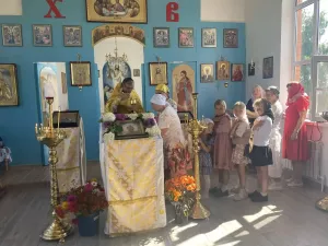 Под сводами храма святого Илии в Ульянкове вновь звучала молитва